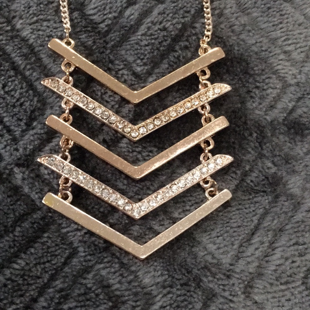 Gold Colored Women’s Statement Necklace